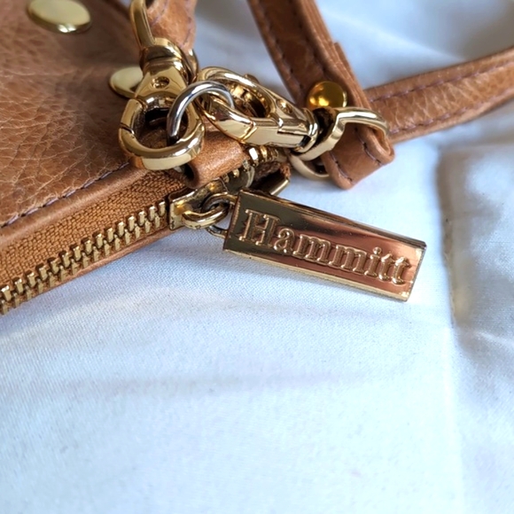 HAMMITT Small Caramel Color Crossbody/ Clutch - Picture 6 of 16